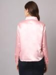 FUNDAY FASHION Women Solid Formal Satin Regular Fit Shirt