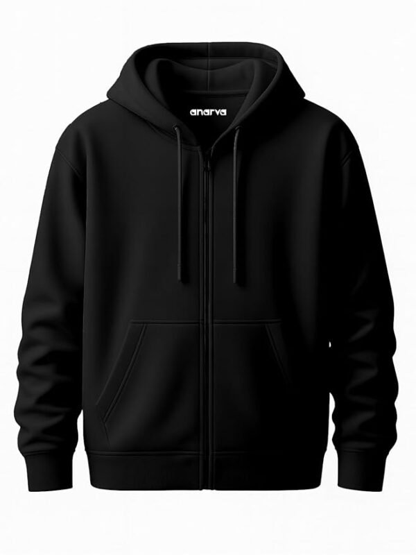 Anarva Women’s & Girls Zip-Up Hoodie – Soft Cotton Blend Fleece Jacket with Kangaroo Pockets & Drawstring Hood | Warm, Comfortable Casual Winter Wear for Daily Use, Travel & Outdoor