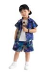 VASTRAMAY Boys Muslin Floral Kurta Set for Janmashtami, Diwali Ethnic Wear with Digital Print