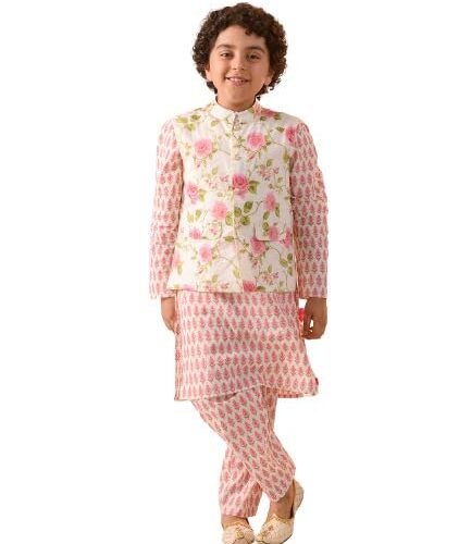 AJ DEZINES Boys Ethnic Kurta Pajama Set