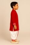 AJ DEZINES Kids Cotton Full Sleeve Kurta for Boys - Ethnic wear