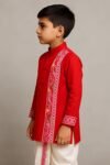 AJ DEZINES Kids Cotton Full Sleeve Kurta for Boys - Ethnic wear
