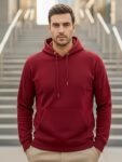 Men's Textured Knit Hoodie