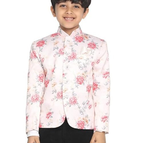 VASTRAMAY Boys' Printed Jodhpuri