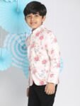 VASTRAMAY Boys' Printed Jodhpuri