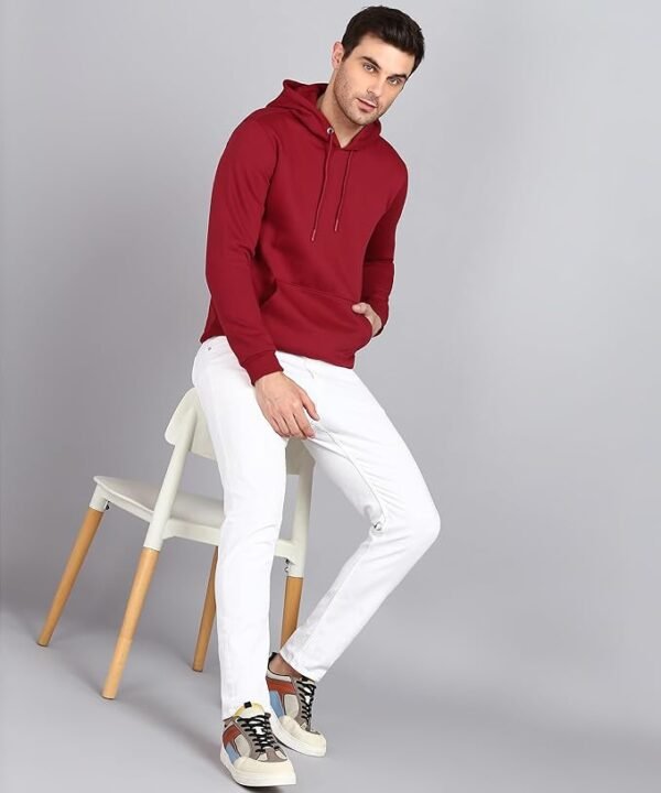 Men's Textured Knit Hoodie