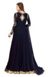TRENDMALLS Women's Georgette Embroidery Salwar Suit Anarkali Kurta Set with Dupatta