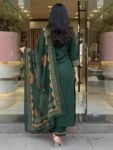 ANNI Desinger Women’s Viscose Anarkali Kurta Set with Pant & Dupatta