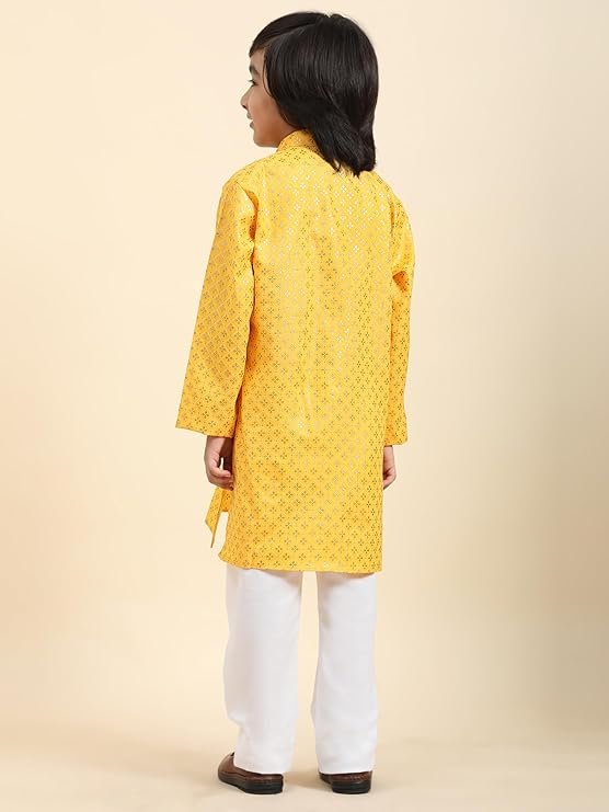 Pro-Ethic Style Developer Boy's Cotton Solid s Kurta Pajama For Kid'S Ethnic Wear | Kurta Pajama Set