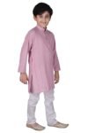AJ DEZINES Boys Cotton Full Sleeve Solid Printed Kurta Pajama Set for Kids - Ethnic wear